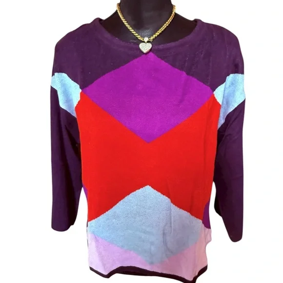 Worthington Cotton-Blend Knit Top - Picture 3 of 9